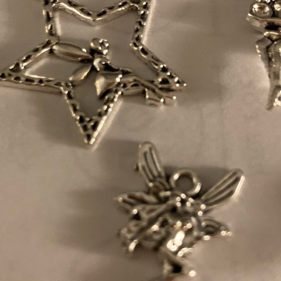 Lot of  5 charms/pendants fairy theme for jewelry - Picture 8 of 8